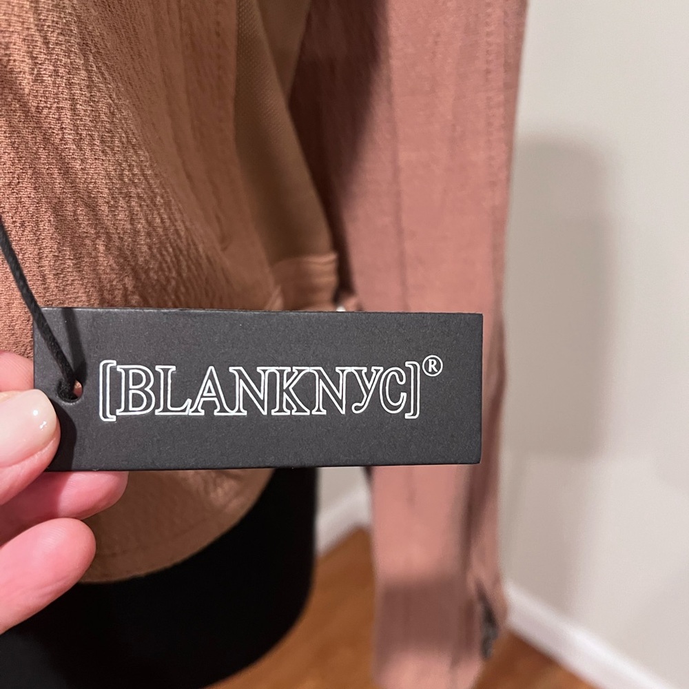BLANKNYC  Moto cotton textured jacket. Medium NWT 100% Cotton - Picture 9 of 10